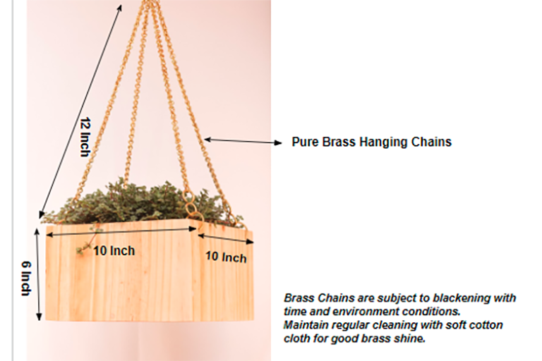 Hanging Square Basket