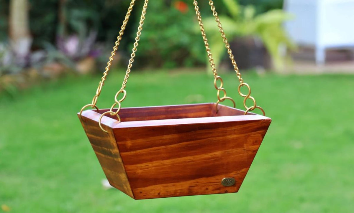 Hanging Angular Square Basket